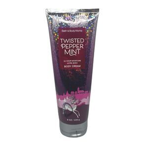 Bath & Body Works Twisted Peppermint 24 Hr Ultra Shea Body Cream 8 oz / 226g